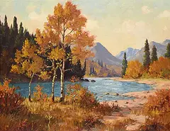 Roland Gissing, Fall on the Elbow, 1932, oil on canvas