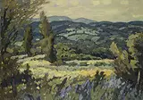 Helmut Gransow, Laurentian Summer [Morin Heights Que.], 1972, oil on wood board