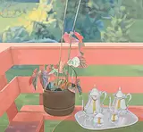 David Haigh, Sundeck, 1985, oil on canvas