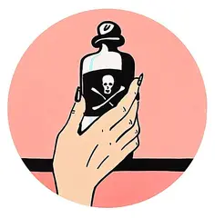 Maggie Hall, Untitled - Poison, 2021, oil on wood board
