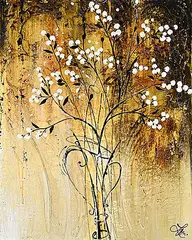 Treasured Branches by Laura Harris, 2009, acrylic on canvas, sold Nov 2025