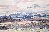 Brent R. Laycock, Beginning Spring, acrylic on canvas