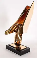 Roy Leadbeater, Untitled - Sails #2/7, 1973, bronze sculpture