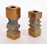 Roy Leadbeater, Untitled - Two Candlesticks, bronze sculpture