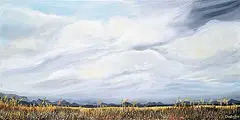 Chester Lees, What Lies Beyond?, acrylic on canvas