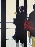 Les Linfoot, Entry, Big Red Purse, 2000, oil on canvas
