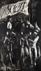 Charles Malinsky, Conscience, oil on canvas