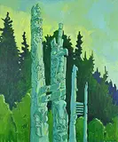 Robert F.M. McInnis, Untitled - Standing Tall, 2005, oil on canvas