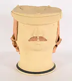Jean Lapointe Mihalcheon, Untitled - Man with Hat and Moustache, 1976, ceramic sculpture