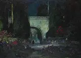 Thomas Edwin Mostyn, The Garden of Dreams, oil on canvas