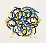 Katie von der Ohe, Monsoon, 2005, colour silkscreen on paper