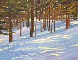 Neil Patterson, Winter's Light, oil on canvas board
