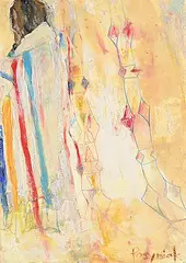 Teresa Posyniak, Kindness and Forgiveness, encaustic on paper