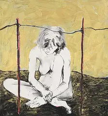 Teresa Posyniak, Untitled - Remembering, 1997, mixed media on paper