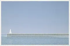 John Christopher Pratt, Breakwater #51/55, 1976, colour silkscreen on paper