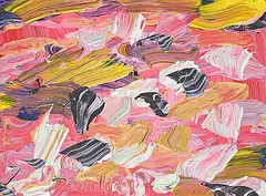 William Ronald, For My Dear Jamsie - Poppy, 1984, acrylic on canvas
