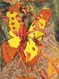 Jack Shadbolt, End of Season #40/150, 1993, colour lithograph on paper