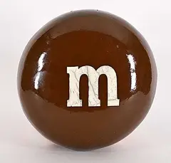 Karen Shapiro, M&M: Brown, glazed ceramic sculpture