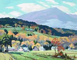 . St. Gilles, Mont. Ste. Anne, 1991, oil on canvas