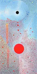 Ewa Tarsia, Unknown Behind Horizon, 2019, mixed media on canvas