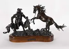 Don Toney, Whoa!.. Easy Boy #1/35, 2000, bronze sculpture