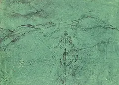 Frederick Varley, The Kootenays Near Creston, 1965, oil on canvas board
