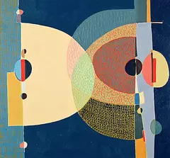 Verna Vogel, Mobile 2020.8, oil on canvas