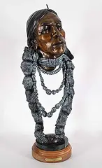 Vilem Zach, Ghost #7/36, bronze sculpture