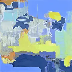 Wanda E. Ellerbeck, Wiggle Room, 2025, oil on wood panel