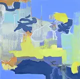 Wanda E. Ellerbeck, Wiggle Room, 2025, oil on wood panel