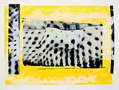 Clay Ellis, En Sable #40/50, 2001, colour silkscreen on paper
