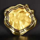 Evan Penny, Gilden Body Form-2, 2024, gold leaf painted resin sculpture