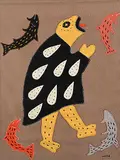Perpetua Anaittuq, Untitled - Beast and Fish, tapestry