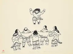 Sorosiluto Ashoona, Pumuaqataijut #18/48, 1976, lithograph on paper