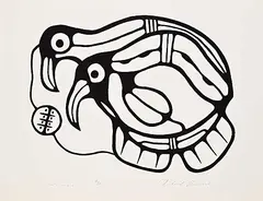 Richard Bedwash, Unity in Life #58/70, silkscreen on paper