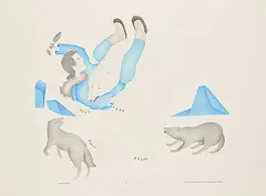 Stanley Klengenberg, Sudden Attack #2/11, 1990, colour stencil on paper