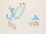 Stanley Klengenberg, Sudden Attack #2/11, 1990, colour stencil on paper