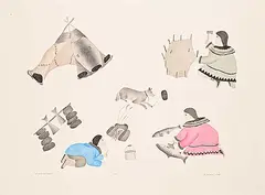 Mabel Nigiyok, Hanakikatigen #4/37, 1988, colour stencil on paper