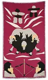 Mary K. Okheena, Untitled - Three Headed Muskox, tapestry