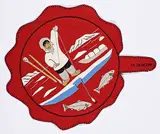 Mary K. Okheena, Untitled - Hunting for Fish, tapestry