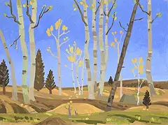 Colin D. Graham, In the Kootenays, 1998, oil on canvas