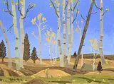 Colin D. Graham, In the Kootenays, 1998, oil on canvas