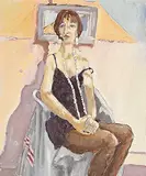 Robert F.M. McInnis, Mother of Pearls, 1999, oil on wood board