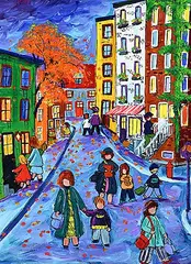 Windy Evening by Katerina Mertikas, 2003, acrylic on wood board, sold Sep 2025