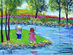 A Difficult Shot by Katerina Mertikas, 2000, acrylic on wood board, sold Sep 2025