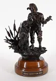 Don Toney, Frogs Aren't for Dogs #2/50, 2004, bronze sculpture