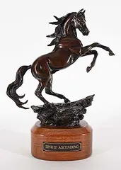 Don Toney, Spirit Ascending #4/70, 2003, bronze sculpture