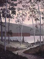 Roger D. Arndt, Simplicity, oil on wood board