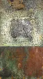 Margaretha Bootsman, Exists as a Separate, 1998, mixed media on wood board
