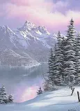 Fred Buchwitz, Untitled - Winter Mountain, acrylic on canvas
